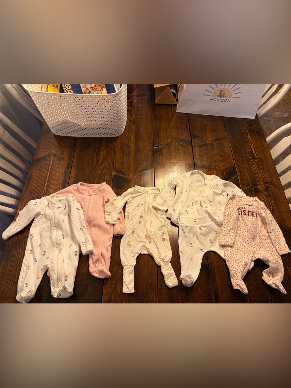 Carters Baby Newborn Footie Pajamas